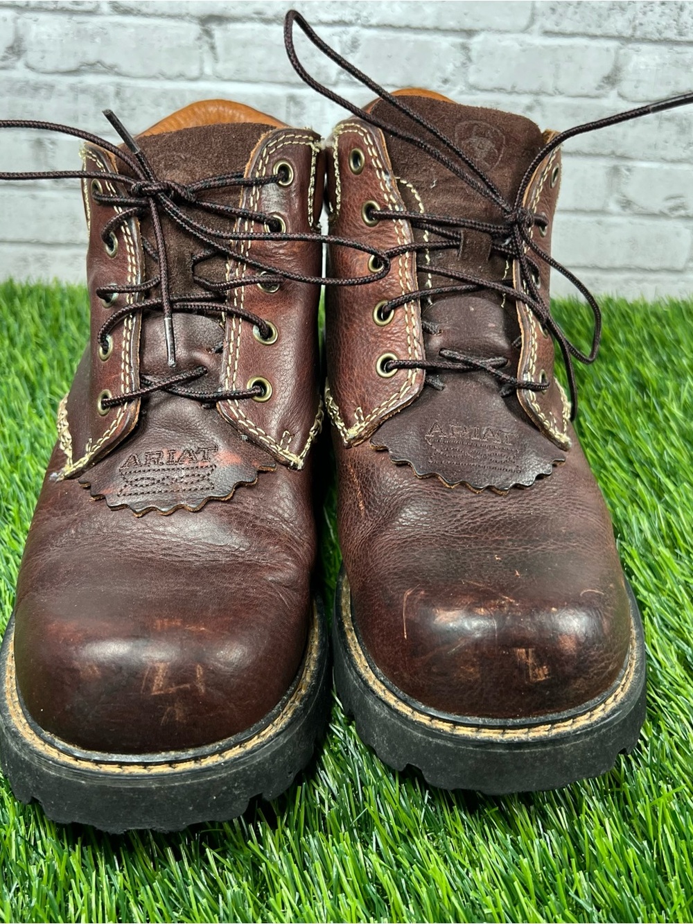 Ariat Canyon Women’s Lace-Up Brown Work Boots 10001254 Size 8.5 B FREE SHIPPING - Picture 3 of 9